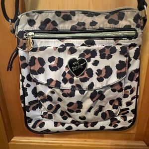 Betsey Johnson cheetah crossbody